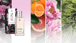Woda perfumowana 100% Woman, 100 ml
 
 Kwiatowo – cytrusowy zapach dla kobiet pełen świeżości  i czystości. Kompozycja aromatu została zbudowana  na klasycznej bazie z piżma, cedru i bawełny. W nutach serca odnajdujemy soczystą gruszkę, piwonię oraz białe kwiaty. Zwieńczeniem kompozycji są świeże owoce takie jak grejpfrut i mandarynka oraz ogórek– właśnie tej warstwie aromat zawdzięcza świeże tchnienie.

Zapach ten stanowi wzorzec indywidualności, lekkości  i zmysłowości, wizerunek szczerej, otwartej, nowoczesnej kobiety, żyjącej w harmonii z otaczającym światem. 
 
 Rodzina zapachów: kwiatowo - owocowe

Nuty głowy: grejpfrut, mandarynka, ogórek
Nuty serca: gruszka, piwonia, białe kwiaty
Nuty bazowe: piżmo, cedr, bawełna