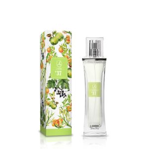 Perfumy, 20 ml, nr 37

 Kompozycja rozpoczyna się orzeźwiającymi, świeżymi notami cytrusów, które następnie przechodzą w słodki aromat letnich owoców. Zapach dopełnia kwiatowa woń jaśminu i paczuli, a nuty drewna nadają tej wyjątkowej kompozycji zmysłowości. To zapach dla odważnych, pewnych siebie kobiet, które są otwarte na nowe doznania.

Rodzina zapachowa: kwiatowo-cytrusowe

    NUTY GŁOWY: mandarynka, cytryna, czarna porzeczka
    NUTY SERCA: jabłko, śliwka, jaśmin
    NUTY BAZOWE: cedr, patchouli, wanilia